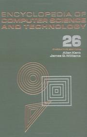 Cover of: Encyclopedia of Computer Science and Technology