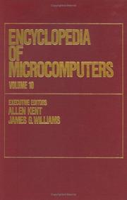 Cover of: Encyclopedia of Microcomputers