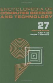 Cover of: Encyclopedia of Computer Science and Technology