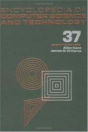 Cover of: Encyclopedia of Computer Science and Technology