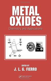 Cover of: Metal Oxides by J.L.G. Fierro