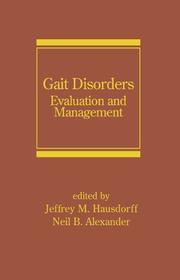 Cover of: Gait Disorders | James Ashton-Miller