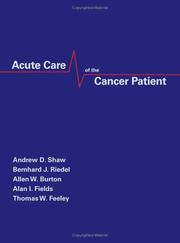 Cover of: Acute Care of the Cancer Patient