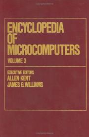 Cover of: Encyclopedia of Microcomputers by 