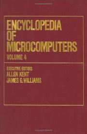 Cover of: Encyclopedia of Microcomputers by 