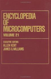 Cover of: Encyclopedia of Microcomputers (Encyclopedia of Microcomputers) (Encyclopedia of Microcomputers)