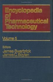 Cover of: Encyclopedia of Pharmaceutical Technology