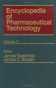 Cover of: Encyclopedia of Pharmaceutical Technology: Volume 11 - Nuclear Medicine and Pharmacy to Permeation Enhancement through Skin (Encyclopedia of Pharmaceutical Technology)