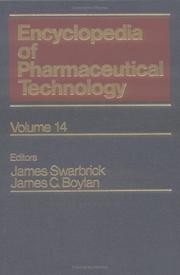 Cover of: Encyclopedia of Pharmaceutical Technology