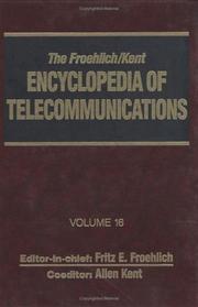 Cover of: Encyclopedia of Telecommunications