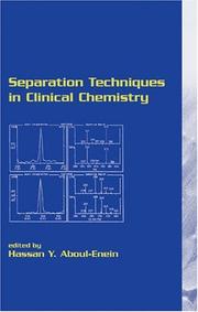 Cover of: Separation Techniques in Clinical Chemistry