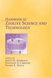 Cover of: Handbook of zeolite science and technology | 