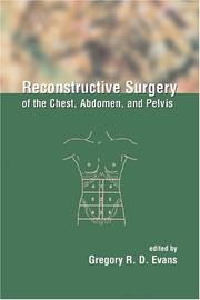 Cover of: Reconstructive surgery of the chest, abdomen, and pelvis