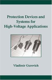 Cover of: Protection Devices and Systems for High-Voltage Applications (Power Engineering, 20)
