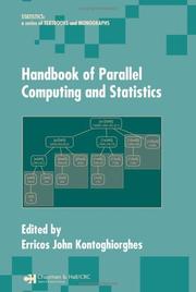 Cover of: Handbook of parallel computing and statistics by edited by Erricos John Kontoghiorghes.