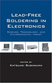 Lead-free soldering in electronics by Katsuaki Suganuma