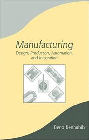 Manufacturing by Beno Benhabib