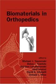 Cover of: Biomaterials in Orthopedics by Yaszemski