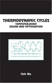Cover of: Thermodynamic Cycles: Computer-Aided Design and Optimization (Chemical Industries, V. 99)