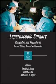 Cover of: Laparoscopic Surgery by Daniel B. Jones