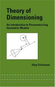 Cover of: Theory of Dimensioning (Mechanical Engineering (Marcell Dekker))