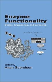 Cover of: Enzyme Functionality: Design: Engineering, and Screening