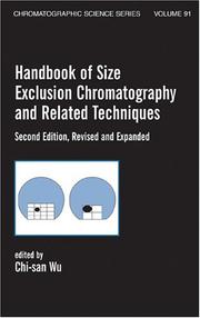 Handbook of size exclusion chromatography and related techniques