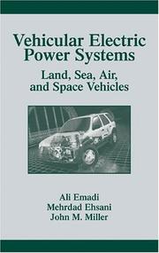 Cover of: Vehicular Electric Power Systems by 