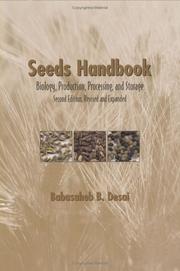 Seeds handbook by Desai, B. B.