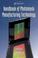 Cover of: Handbook of Photomask Manufacturing Technology