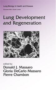 Cover of: Lung development and regeneration