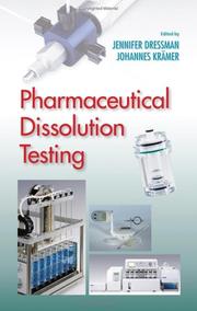 Cover of: Pharmaceutical Dissolution Testing