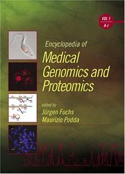Cover of: Encyclopedia of Medical Genomics And Proteomics, A-j