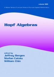 Hopf algebras by International Conference on Hopf Algebras (2002 DePaul University)