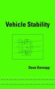 Cover of: Vehicle stability