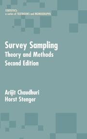 Survey sampling by Arijit Chaudhuri