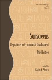 Cover of: Sunscreens: regulations and commercial development