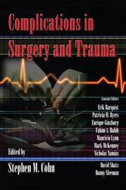 Complications in Surgery and Trauma by Stephen M. Cohn