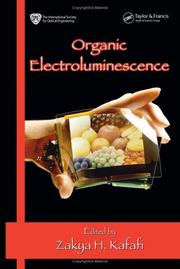 Cover of: Organic Electroluminescence (Optical Engineering)