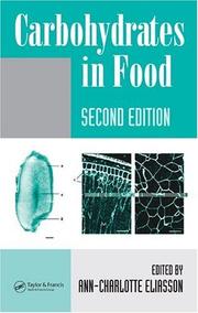 Cover of: Carbohydrates in food