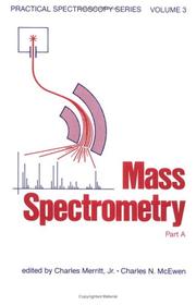 Cover of: Mass spectrometry