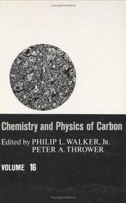 Cover of: Chemistry and Physics of Carbon