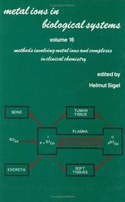 Cover of: Methods involving metal ions and complexes in clinical chemistry