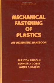 Mechanical fastening of plastics by Brayton Lincoln