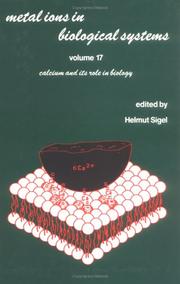 Cover of: Calcium and its role in biology