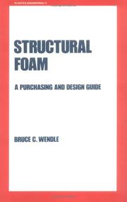 Cover of: Structural foam by Bruce C. Wendle