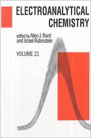 Electroanalytical Chemistry: A Series of Advances by Israel Rubinstein