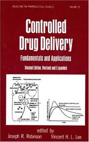 Controlled drug delivery by Joseph Robinson, Vincent H. L. Lee