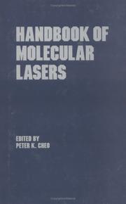 Handbook of Molecular Lasers by Peter K. Cheo
