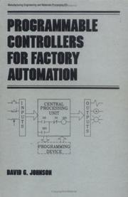 Cover of: Programmable controllers for factory automation